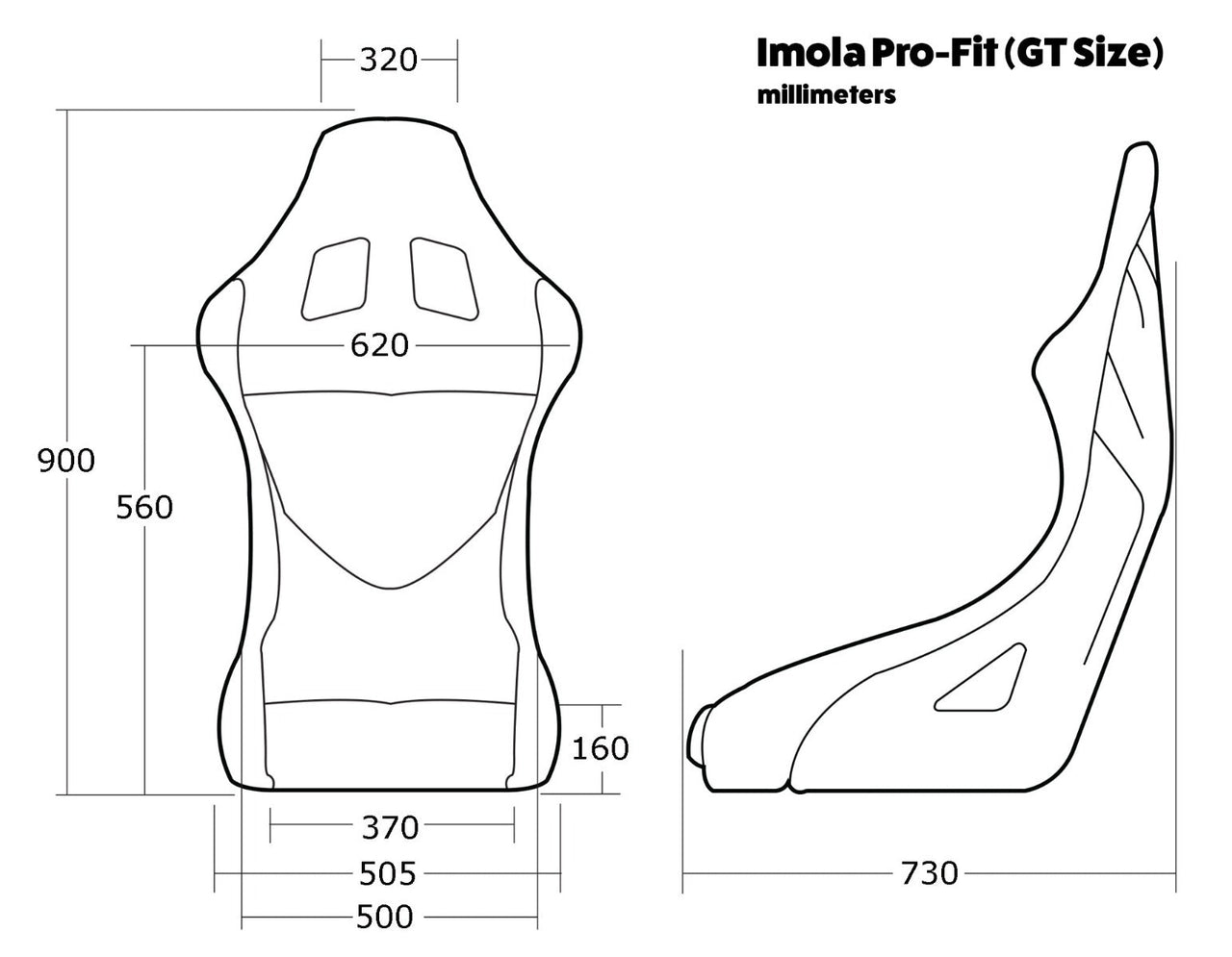 Cobra Imola Pro-Fit Racing Seat