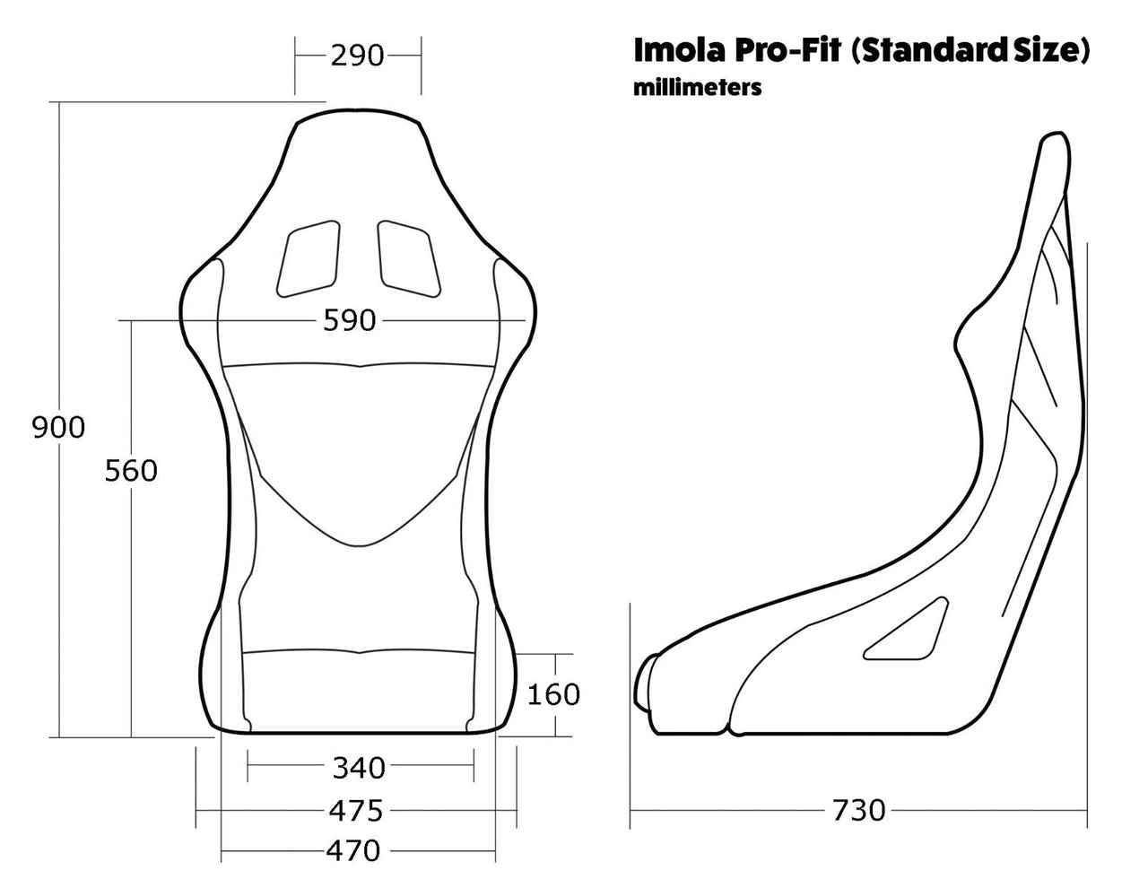 Cobra Imola Pro-Fit Racing Seat