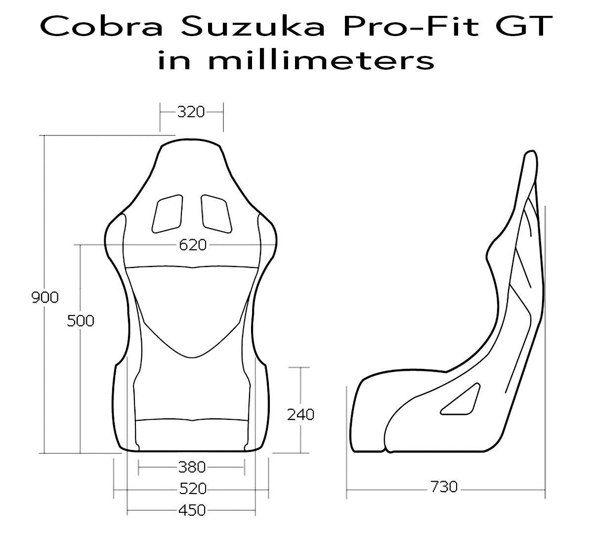 Cobra Suzuka Pro-Fit Racing Seat