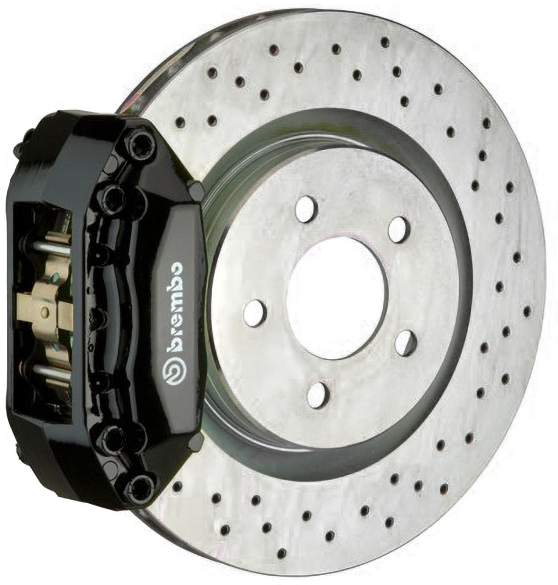 Brembo Brakes Front 330x28 One Piece Rotors + Four Piston Calipers