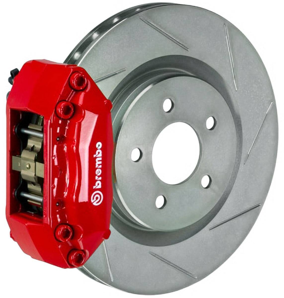 Brembo Brakes Front 330x28 One Piece Rotors + Four Piston Calipers