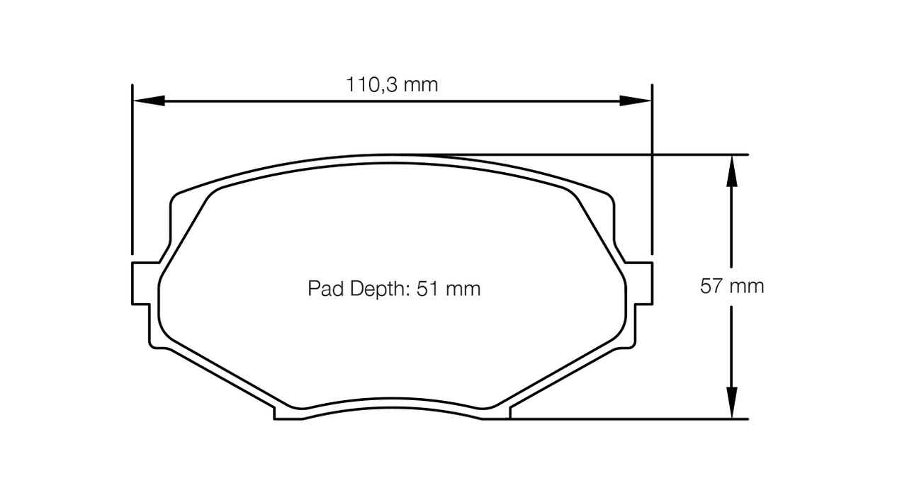 Pagid Racing Brake Pads No. 8127