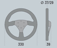 Thumbnail for Sparco Competition R 383 Steering Wheel