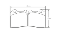 Thumbnail for Pagid Racing Brake Pads No. 8187