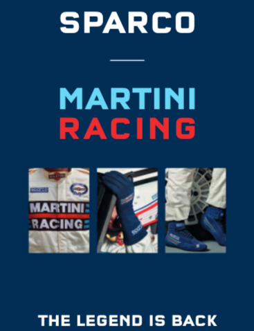 Sparco Martini Racing Replica Suit