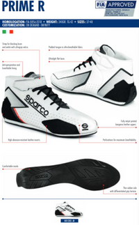 Thumbnail for Sparco Prime-R Racing Shoes